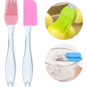 ESPATULA Y PINCEL SILICONA p/COCINA  H44-002B20