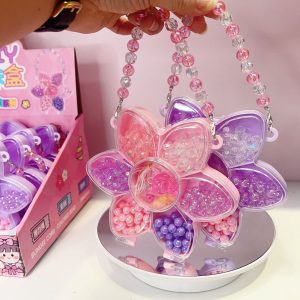 KIT ARMAR PULSERA COLLAR CAJA FLOR GRANTE