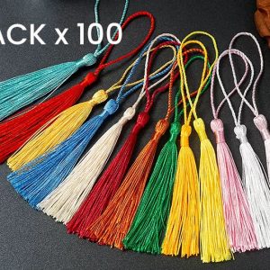 PACK 100 BORLAS DE TELA SIMPLE
