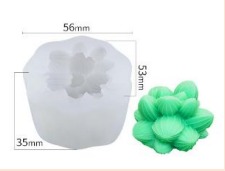 MOLDE SILICONA PARA VELA H42-007F8