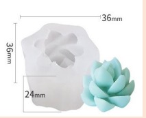 MOLDE SILICONA PARA VELA H42-008D8