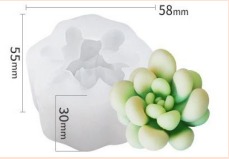 MOLDE SILICONA PARA VELA H42-008K8